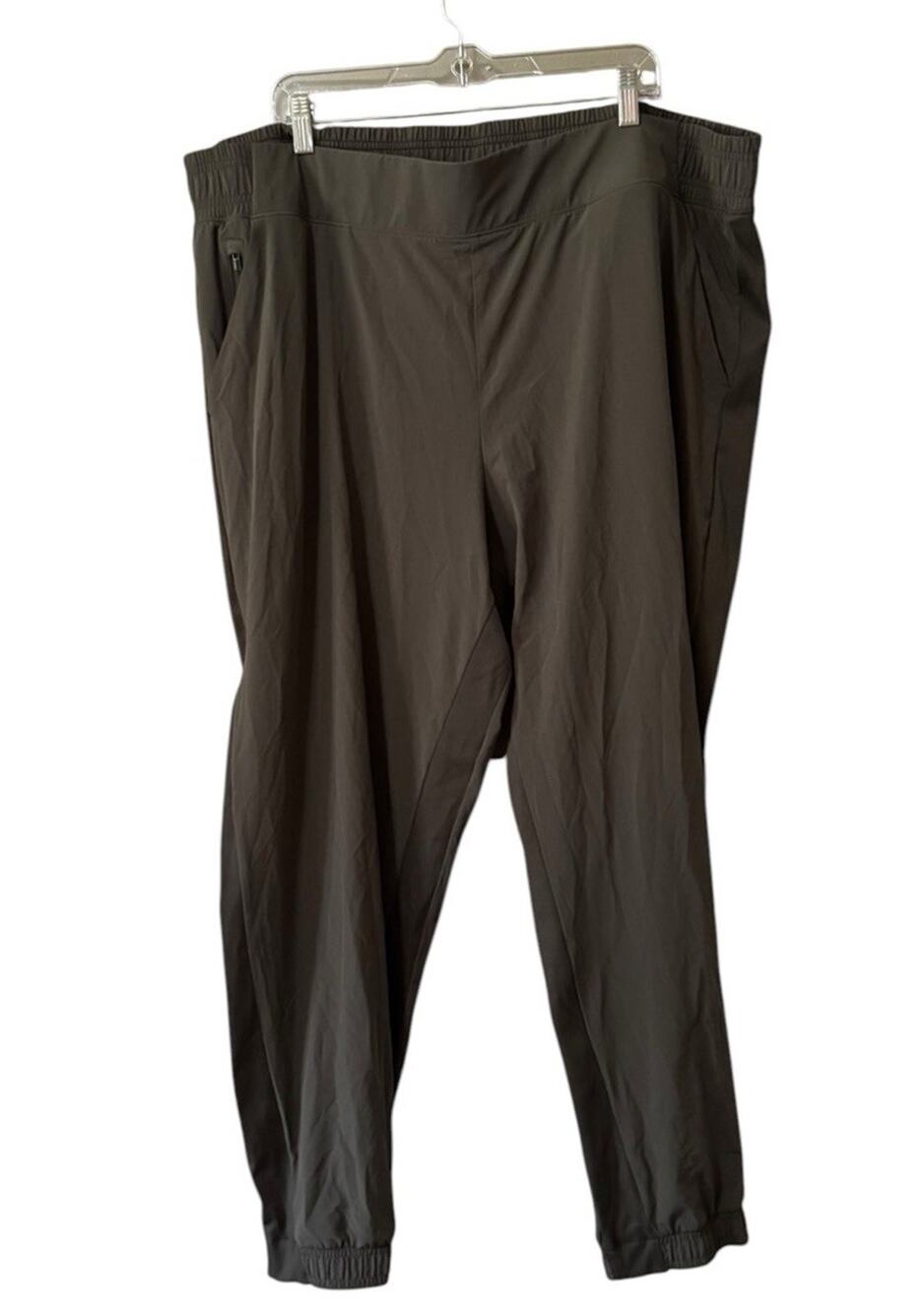 Athleta Brooklyn Jogger Pants Women Size 24 Green Stretch Athleisure Activewear